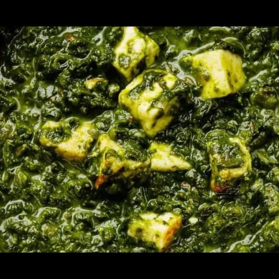 Palak Paneer - Spinach and Cottage Cheese Curry